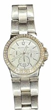 Michael Kors  Chrono Silver Stainless Steel Watch Jeweled Case Women’s MK5411  - £33.72 GBP