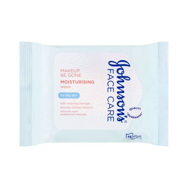 Johnson&#39;s Face Care Makeup Be Gone Moisturising Wipes - Pack of 25  - $12.00