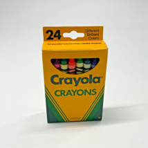 Vintage Crayola Crayons No. 24 Binney &amp; Smith Made in USA 1990 - £10.68 GBP