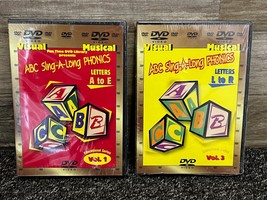 ABC Sing-A-Long Phonics Vols 1 &amp; 3 Letters A to E &amp; L To R Educational DVDs - £10.64 GBP