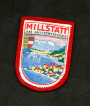 Millstatt (Austria) Embroidered Cloth Sew-on Patch 3&quot; x 2&quot; - $5.89