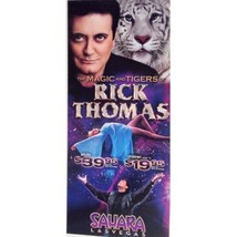 Rick Thomas at The Sahara Hotel &amp; Casino Las Vegas Promo Card - £3.12 GBP