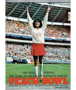 1978 Peach Bowl Game Program Georgia Tech Yellow Jackets Purdue Boilerma... - €85,57 EUR