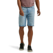 Wrangler® Men&#39;s Relaxed Fit Five Pocket Denim Short, Bleach Light Blue Size 34 - £21.74 GBP