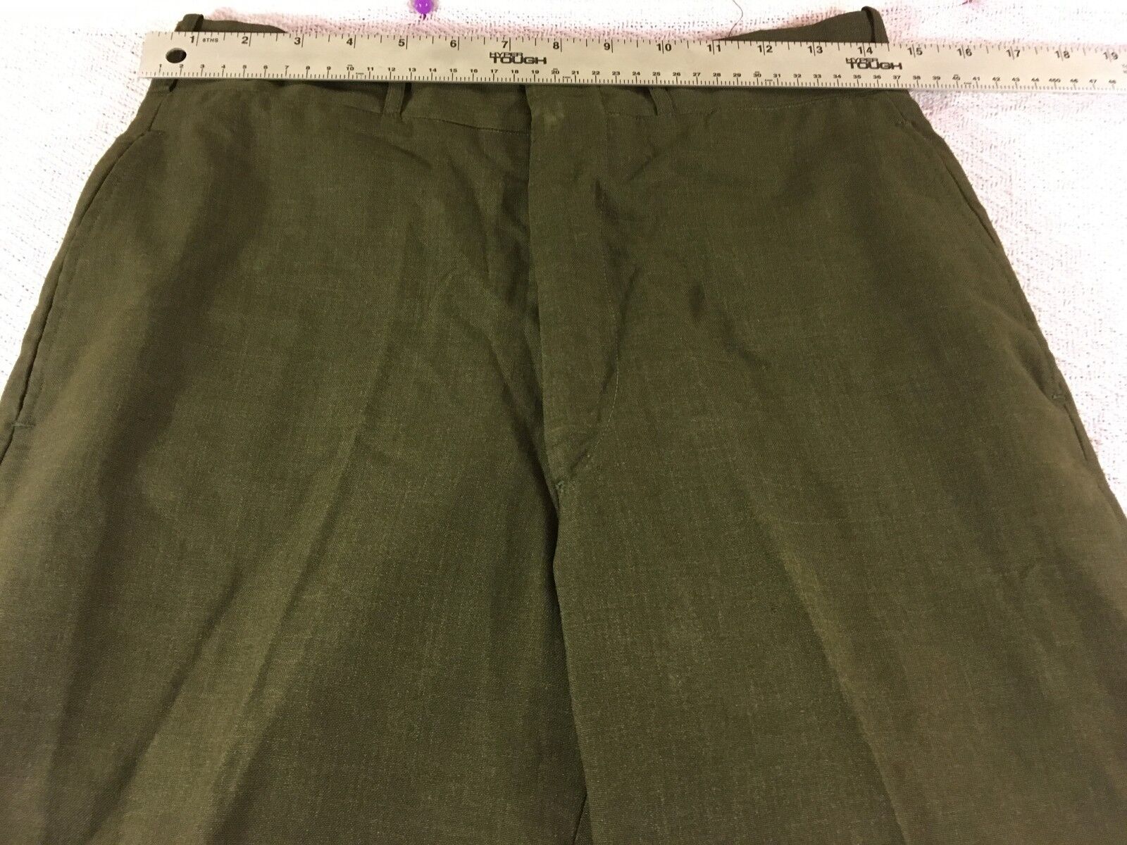 VINTAGE USMC MARINE CORPS 30 S DRESS ALPHA 29&quot; X 28&quot; SLACKS TROUSERS PANTS - $27.86