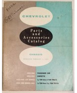1961 Chevrolet Parts and Accessories Catalog OEM Original Excellent Cond... - £43.26 GBP