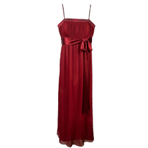 Nicole by Nicole Miller Womens Red Beaded Gathered Ribbon Formal Dress Sz 10 NWT - £105.08 GBP