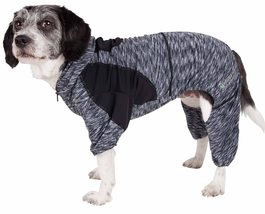 Pet Life ® Active Downward Dog Hoodie and Flexible Full Body Dog T-Shirt - Light - £10.35 GBP+