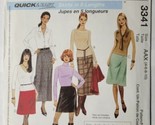 McCall&#39;s Quick &amp; Easy 3341 Size AAX 4 6 8 10 Misses&#39; A-Line Skirts Uncut - $7.91