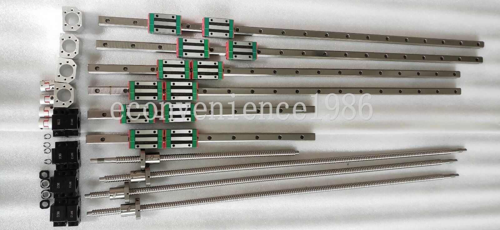 HGR20-600/1200/1400mm Linear rail &amp;RM1610-1400/1200mm/RM1605 Ballscrew&amp;B... - $588.21