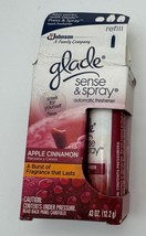 Glade Sense &amp; Spray Automatic Freshener Apple Cinnamon Refill .43 oz FREE SHIP - $17.63