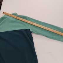 Columbia XL4503 Women's M Benton Springs Snap Fleece Pullover Green Sweatshirt image 9