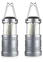 2 Pack LED Camping Lantern with Magnetic Base, Collapsible Lanterns - £9.16 GBP