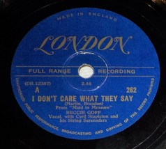 Reggie Coff 78 I Don&#39;t Care What They Say / When You&#39;re In Love SH1A - £5.44 GBP