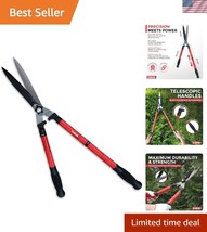 Extendable Manual Hedge Clippers with Ergonomic Grip - Perfect for Gardens - $60.00