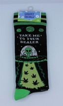 Groovy Things Socks - Mens Crew - Take Me To Your Dealer - One Size Fits... - $11.74