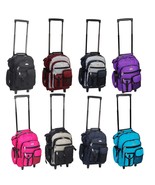 Everest Deluxe Wheel Backpack Rolling 18&quot; Carry on Travel Luggage Travel... - $1,347.46 MXN