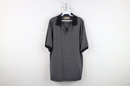 Vintage 90s Streetwear Mens Small Striped Knit Baggy Fit Golf Polo Shirt... - $49.45