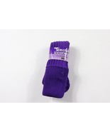 NOS Vintage 80s Youth 7-10 Nylon Tall World Cup Soccer Socks Solid Purpl... - $273.62 MXN