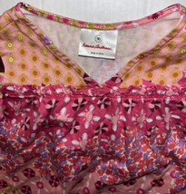 Hanna Anderson Pink Flowers Purple Green Long Sleeve Dress Size 90 (size 3) - £13.44 GBP