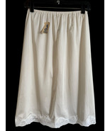 Vintage Greenco Maid Half Slip Large 7 Nylon Lace Slits Vintage Lingerie... - $508.33 MXN