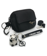 Wallet Waterproof Pouch w/ Panda Keychain, Wrist Lanyard - €23,27 EUR