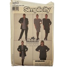 Simplicity 8450 Misses Pullover Top Pants Skirt &amp; Loose-Fitting Jacket S... - $11.52