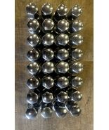 Set Of 32 BLEMISHED TAKEOFF GMC Sierra 2500 Factory Polished 14x1.5 Lug ... - $24.74