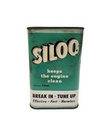 SILOO Break In Tune Up Oil Can Full Metal 1 Pint Can NY Vintage Sign Engine - €27,99 EUR
