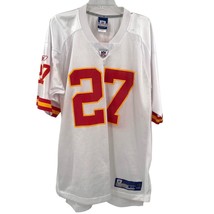 VTG Reebock Kansas City Chiefs #27 Larry Johnson Screen Print Size XL Jersey - £80.06 GBP