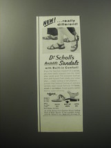 1957 Dr. Scholl&#39;s Archlift Sandals Ad - really different - £14.78 GBP