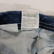 Wallflower WFI10247M Women's Blue Cotton Blend Cropped Denim Jeans Size 7 image 6