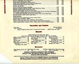 Jager House Dinner Menu Lexington at 85th Street New York City 1959 - £57.98 GBP