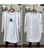 Vintage 90s Basic Editions Nightgown Sleep Tshirt Pajamas Teddy Bear OSFM - €14,83 EUR