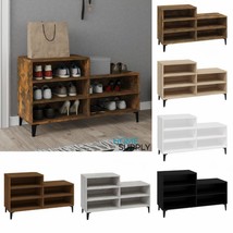 Modern Wooden Hallway Shoe Storage Cabinet Organiser Unit With 5 Compart... - £55.57 GBP+