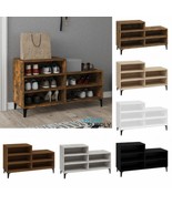 Modern Wooden Hallway Shoe Storage Cabinet Organiser Unit With 5 Compart... - £55.48 GBP+