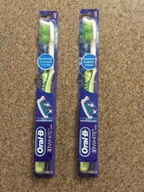 2-Pack OralB 3d White Vivid Soft Adult Toothbrushes with Polishing Cups - Green - $8.27