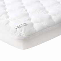 Waterproof Pack N Play Mattress Pad Protector, Cotton Fabric Absorbent A... - £22.01 GBP