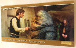 Star Wars Widevision Trading Card 1997 #28 Tatooine Mos Eisley Spaceport Han - £1.95 GBP