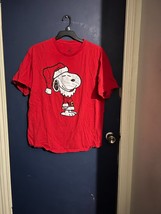 Santa Snoopy Red t-shirt Size XL - £11.89 GBP
