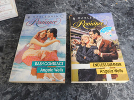 Harlequin Romance Angela Wells lot of 2 Contemporary Romance Paperback - £1.87 GBP