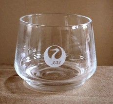 JAL Japan Airlines Bird First Class Plane In Flight Crystal Shot Glass - $15.84