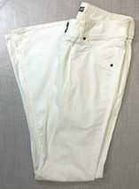 Hudson Women&#39;s Size 29 White Flare Pants, Small Stain See Photos - £13.25 GBP
