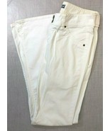 Hudson Women&#39;s Size 29 White Flare Pants, Small Stain See Photos - €14,73 EUR