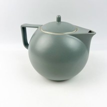 Vintage Sasaki Japan Colorstone 1980s Matte Gray Lidded Teapot 6” Cerami... - £39.61 GBP