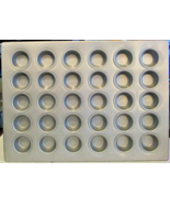 New CHICAGO METALLIC Mini Muffin Pan 30 Molds Style 45195  - $27.13 CAD