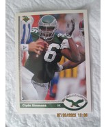 1991 Upper Deck - #130 Clyde Simmons Football - $2.50