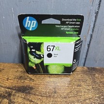 HP 67 XL High Yield Black Original Ink Cartridge 3YM57AN. New In Box Exp... - $23.96