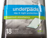 CVS Health Underpads 23”x36&quot; - 18 Count - Scented Disposable Pads - £15.33 GBP