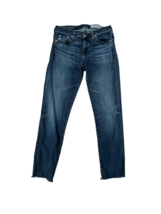 AG-ED Adriano Goldschmied Womens Jeans Blue Prima Cropped Skinny Mid Rise Sz 25 - £17.48 GBP